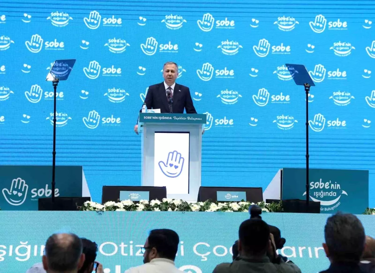 İçişleri Bakanı Ali Yerlikaya, Otizmli Bireylerle Buluştu