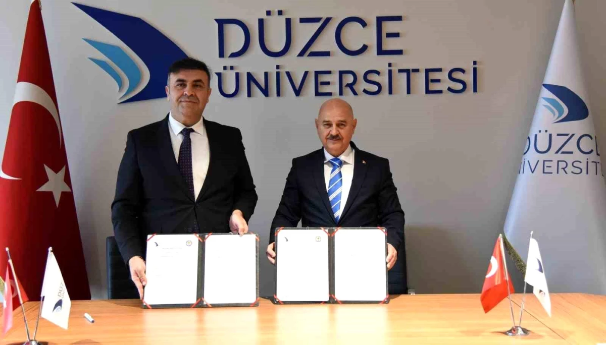 Düzce Üniversitesi ile İktisadi Kalkınma ve Sosyal Araştırmalar Enstitüsü arasında iş birliği protokolü imzalandı