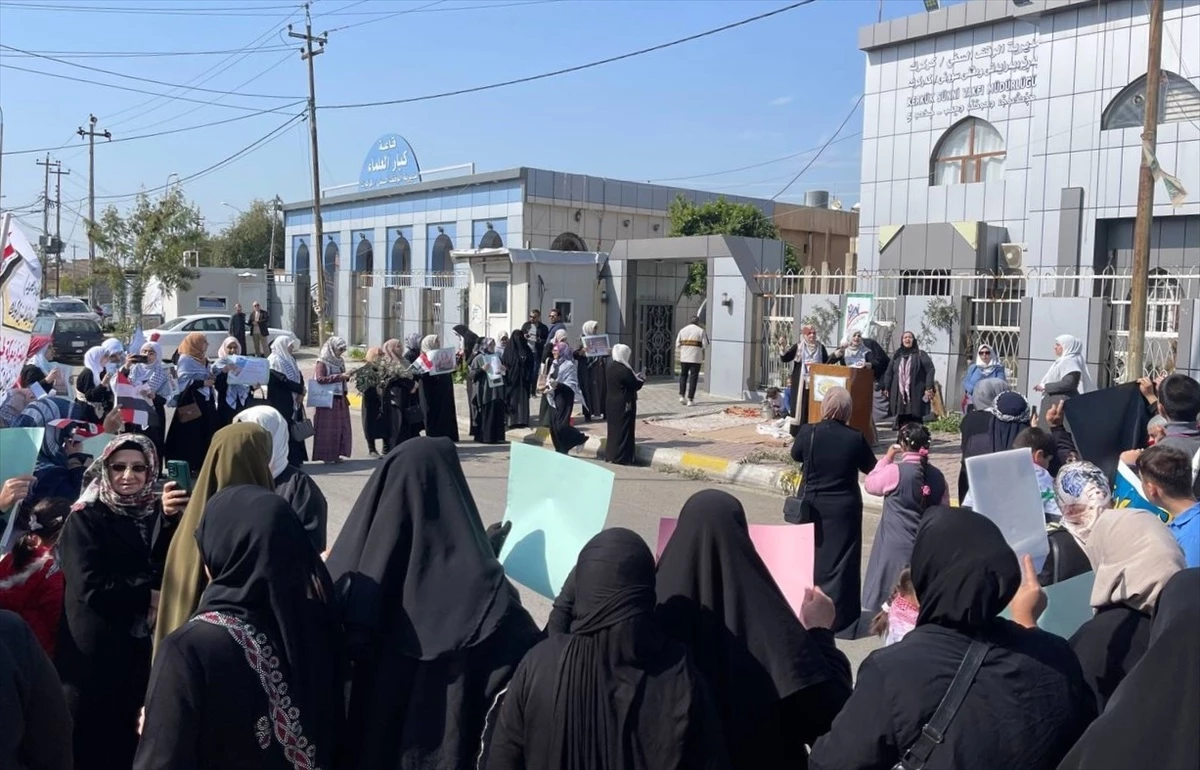 Irak\'ın Kerkük kentinde Filistinlilere destek gösterileri düzenlendi