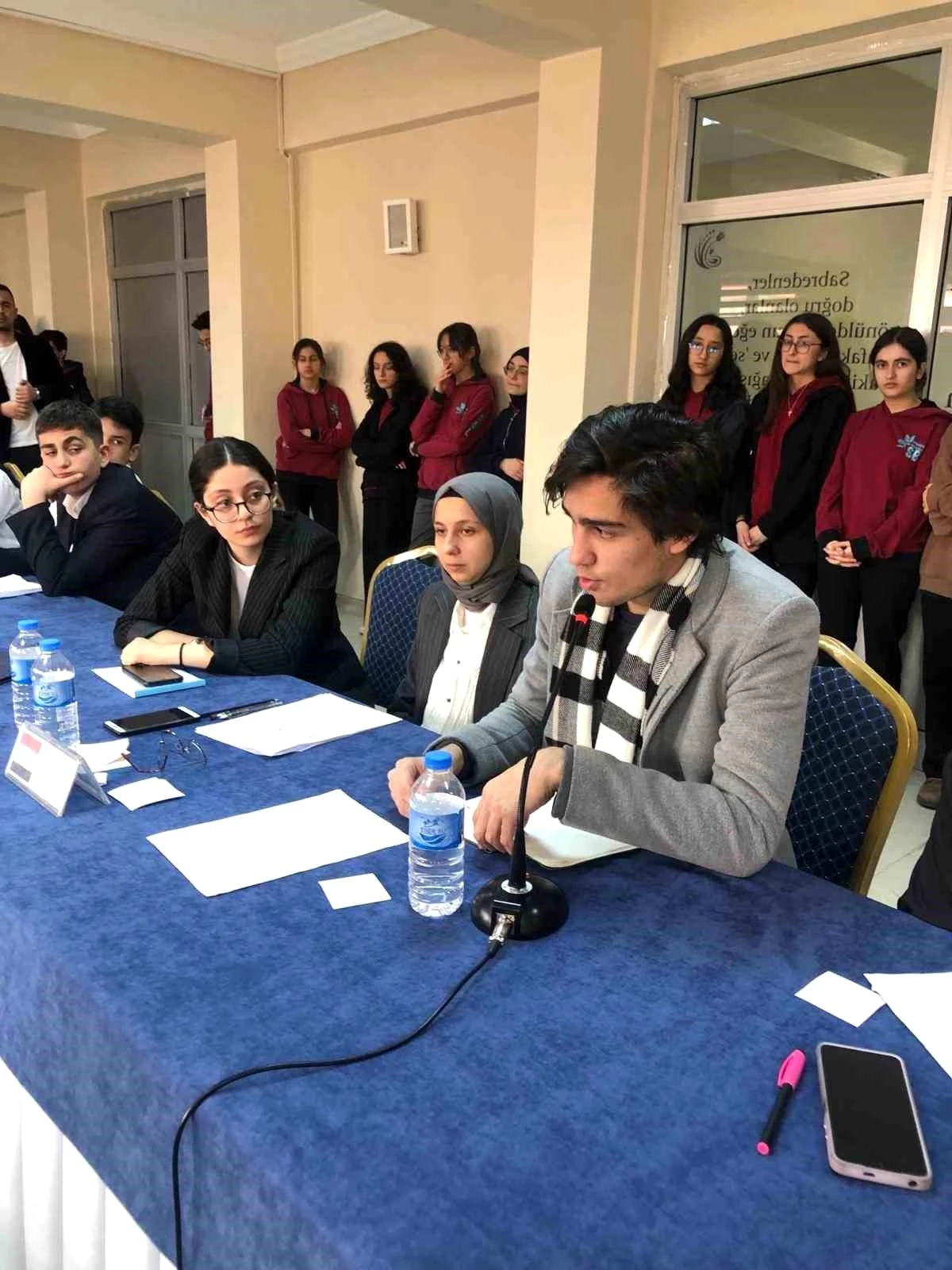 Erzurum Nurettin Topçu Sosyal Bilimler Lisesi\'nde Birleşmiş Milletler Modeli Etkinliği Düzenlendi
