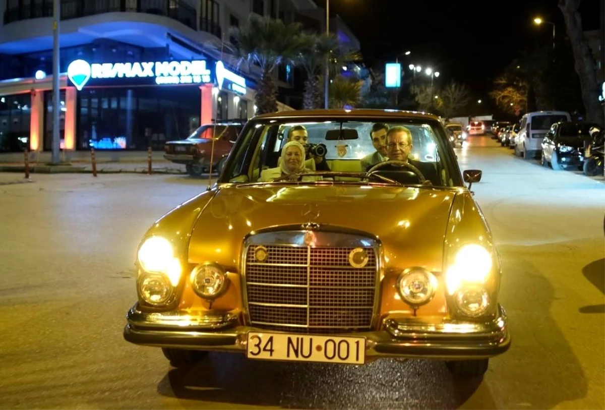 Cumhur İttifakı Adayı Halil Pekdemir, Klasik Otomobille Şehri Turladı