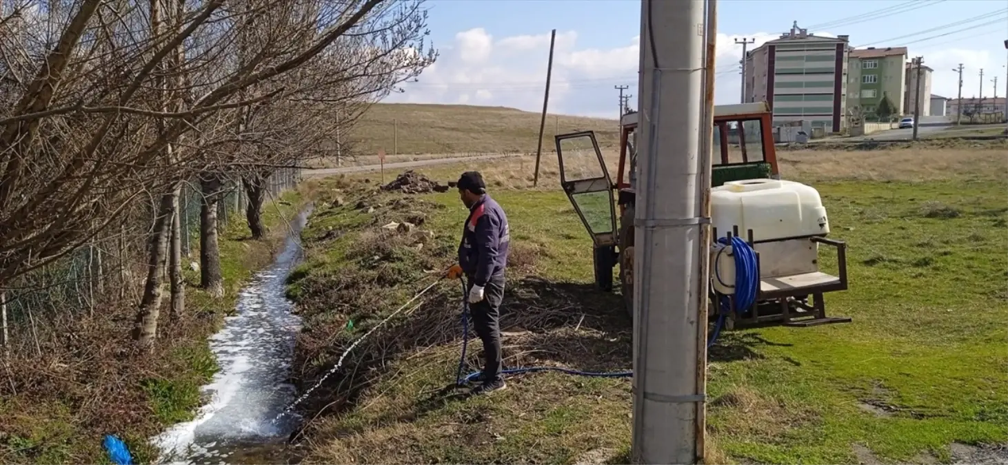 Seydişehir Belediyesi Larvayla Mücadele Çalışmaları Yapıyor