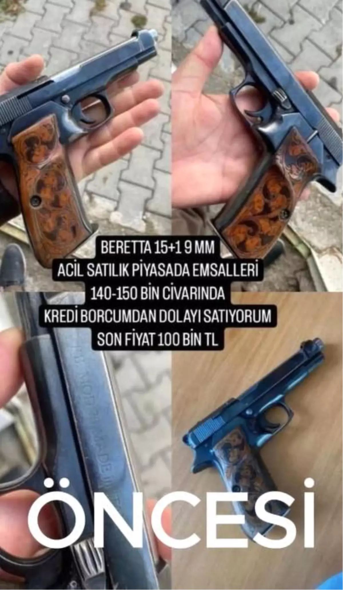 Afyonkarahisar\'da Ruhsatsız Tabanca Satışı Yapan Şahıslar Yakalandı