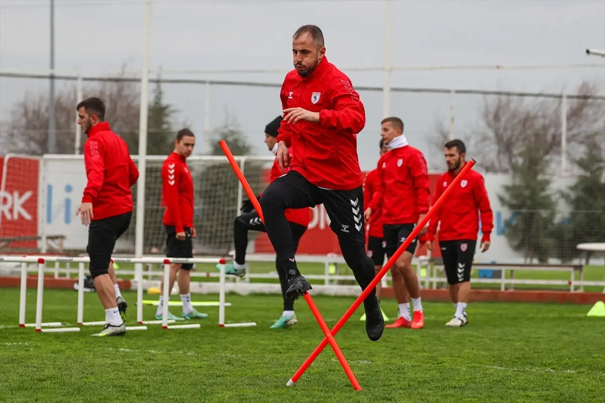 Yılport Samsunspor, MKE Ankaragücü maçı için hazırlıklarını sürdürdü