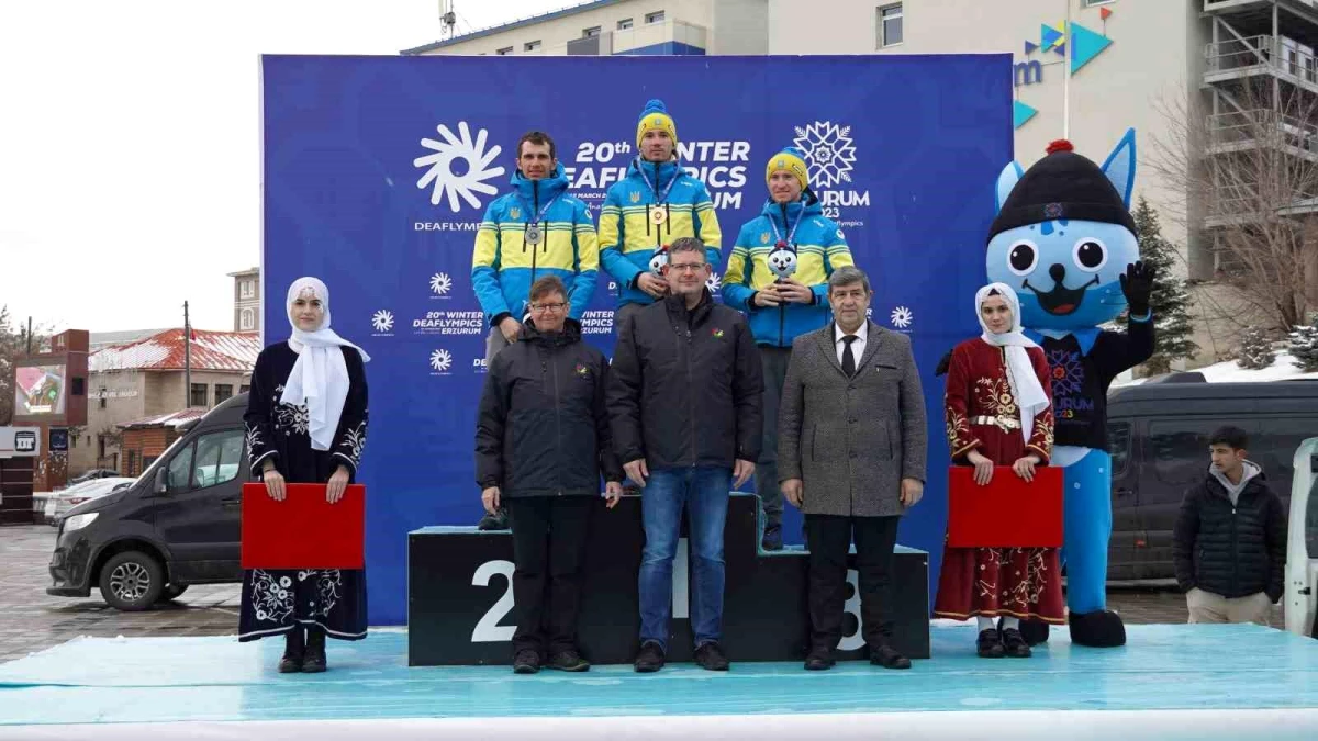 Erzurum\'da düzenlenen 20. İşitme Engelliler Kış Olimpiyat Oyunları\'nda heyecan devam ediyor