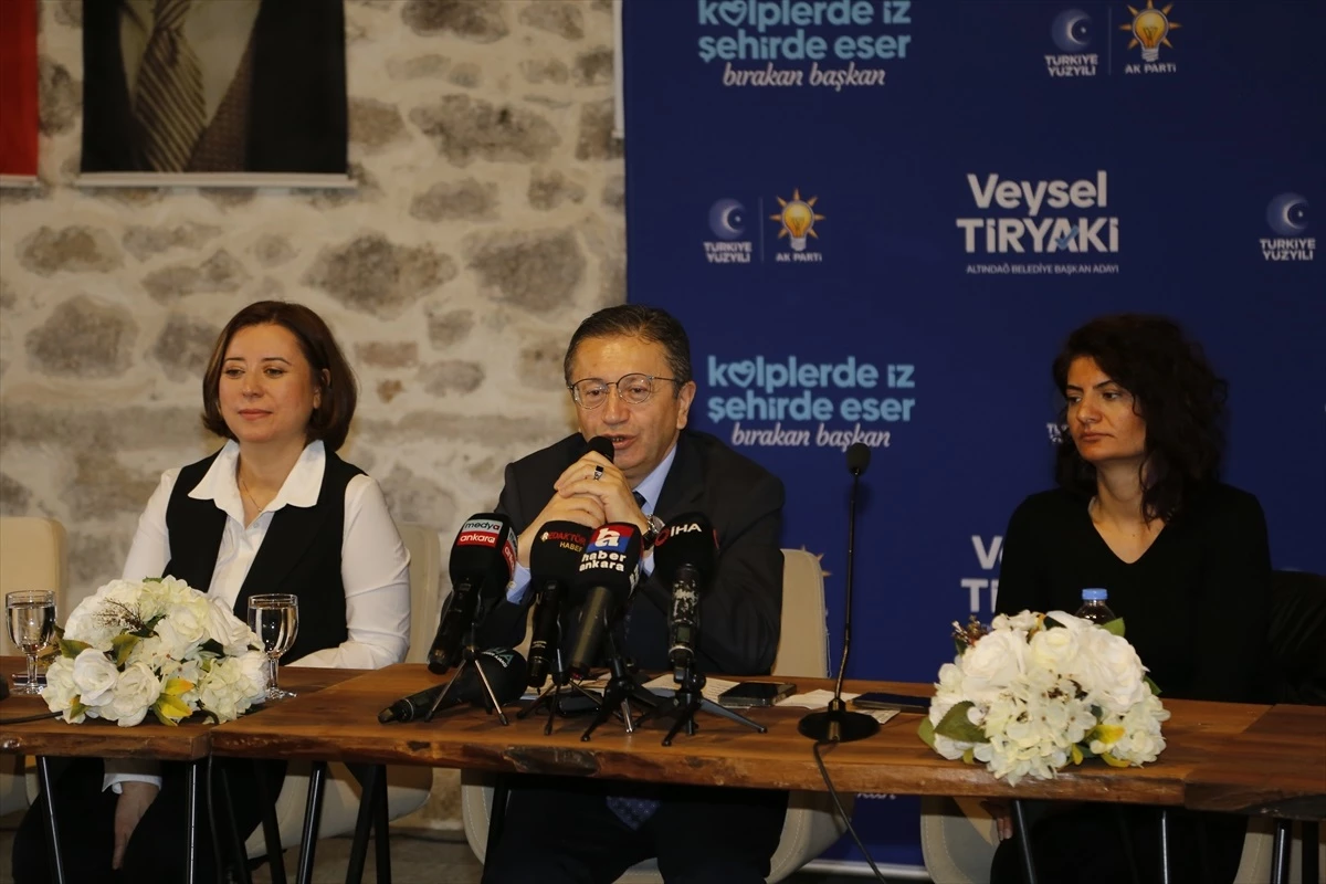 AK Parti Altındağ Belediye Başkan Adayı Veysel Tiryaki, ilçenin hak ettiği konuma kavuşması için projeleri olduğunu ifade etti