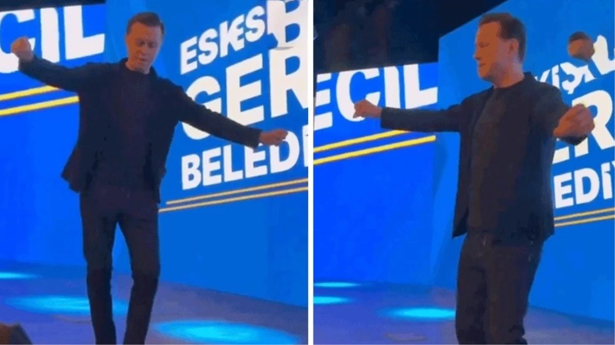 AK Parti\'nin Eskişehir adayı Hatipoğlu, Dilber şarkısı eşliğinde dans etti