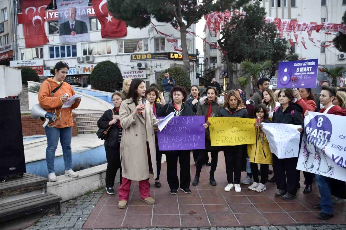 Aliağa Emek ve Demokrasi Platformu 8 Mart\'ta yürüdü