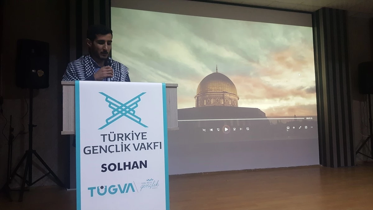 Solhan\'da TÜGVA tarafından Filistin ve ramazan programı düzenlendi