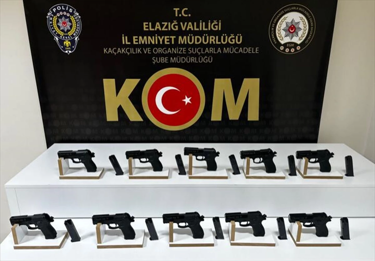 Elazığ\'da silah ticareti yaptığı iddiasıyla 3 şüpheli gözaltına alındı
