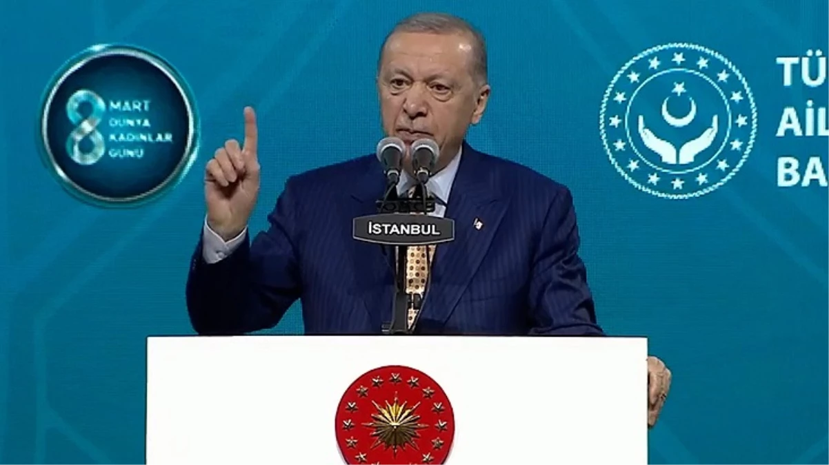 Erdoğan: Bir kesimin aile kavramına alerjisi var, seçim öncesi de kadınları korkutmaya başladılar