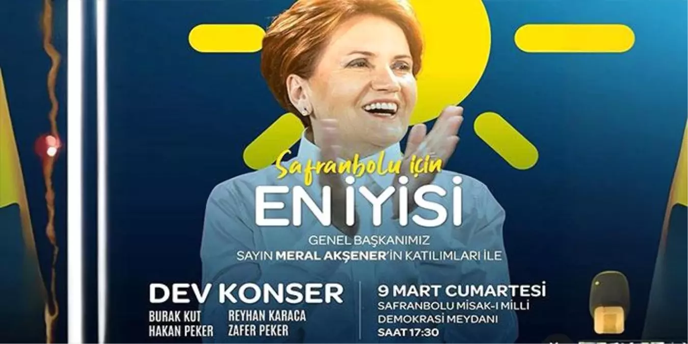 Hakan Peker, İyi Parti Genel Başkanı Meral Akşener\'i konserine davet etti