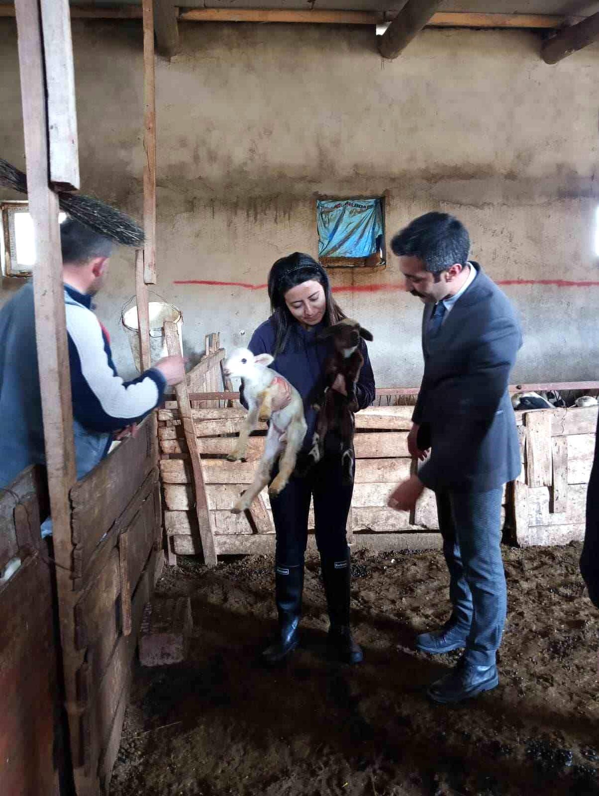 Afyonkarahisar İscehisar Kaymakamı, hayvancılık yapan üreticileri ziyaret etti