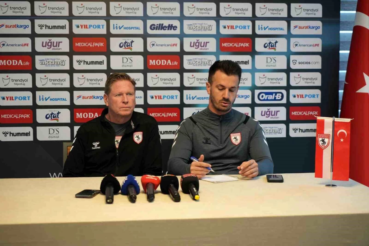 Samsunspor Teknik Direktörü Markus Gisdol: Rakibimize karşı iyi bir sonuç alacağımızı düşünüyoruz