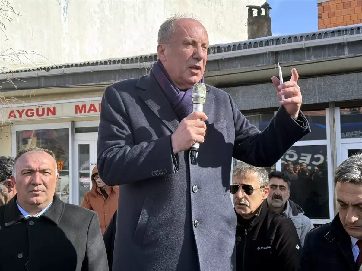 Muharrem İnce, Çıldır\'da destek istedi: Umudum bu ülkenin yoksul insanlarındadır