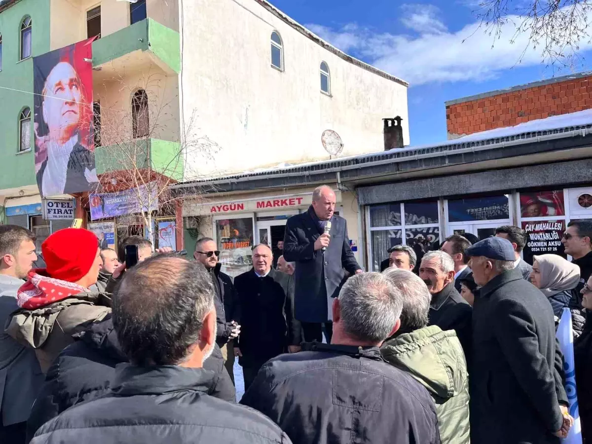 Muharrem İnce, Çıldır\'da Partisine Destek İstedi