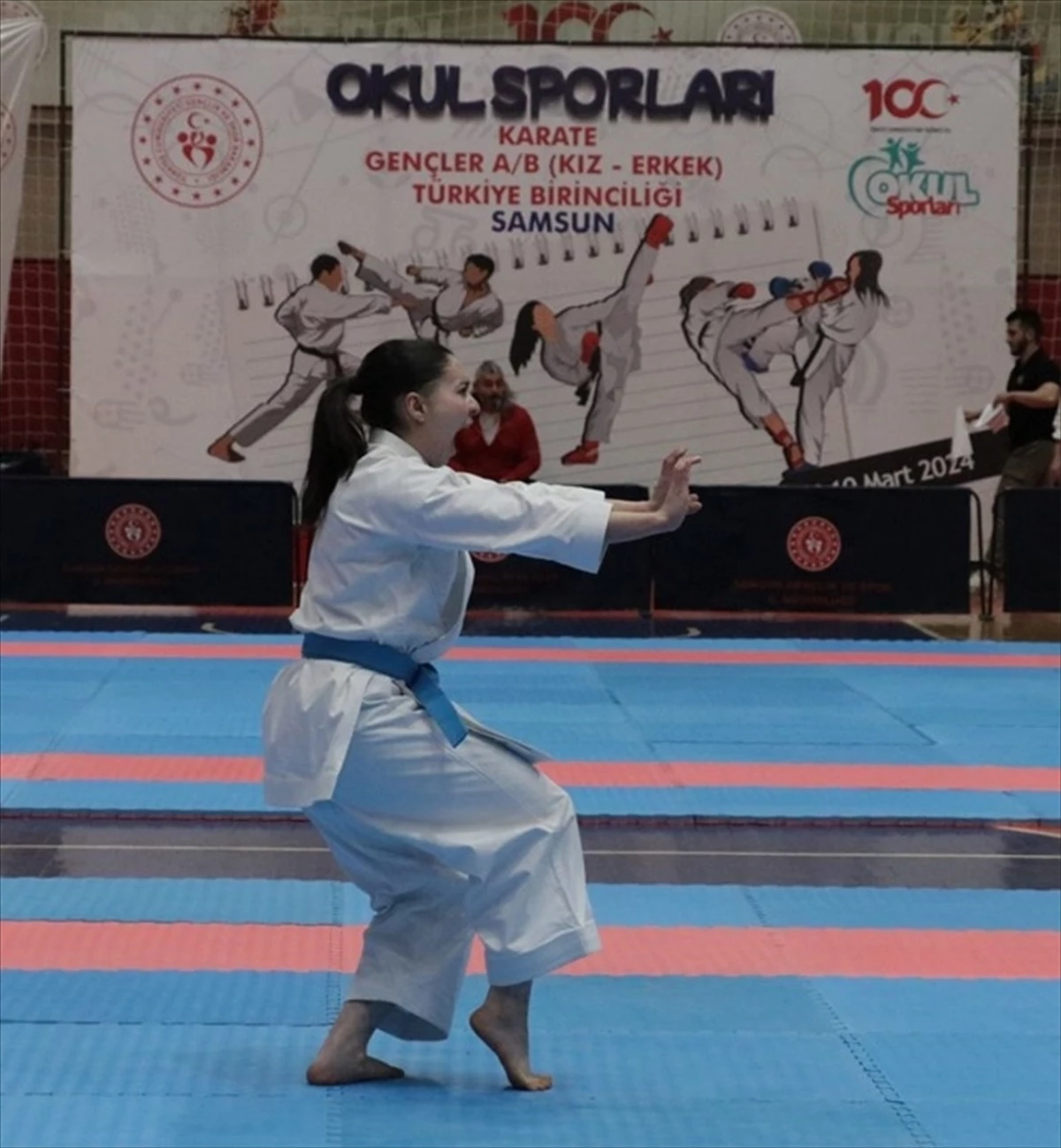 Okul Sporları Karate Gençler Türkiye Birinciliği Samsun\'da Başladı