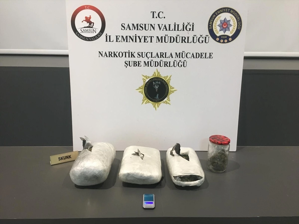 Samsun\'da uyuşturucu operasyonunda 3 şüpheli gözaltına alındı