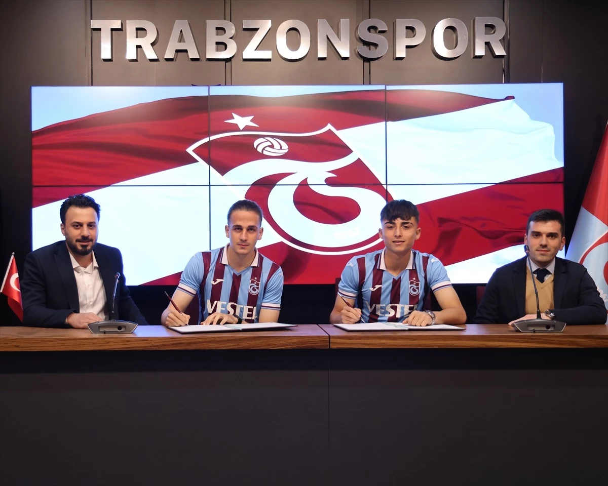 Trabzonspor, Muhammed Ali Çamkerten ve Zekeriya Berk Bulut ile sözleşme imzaladı