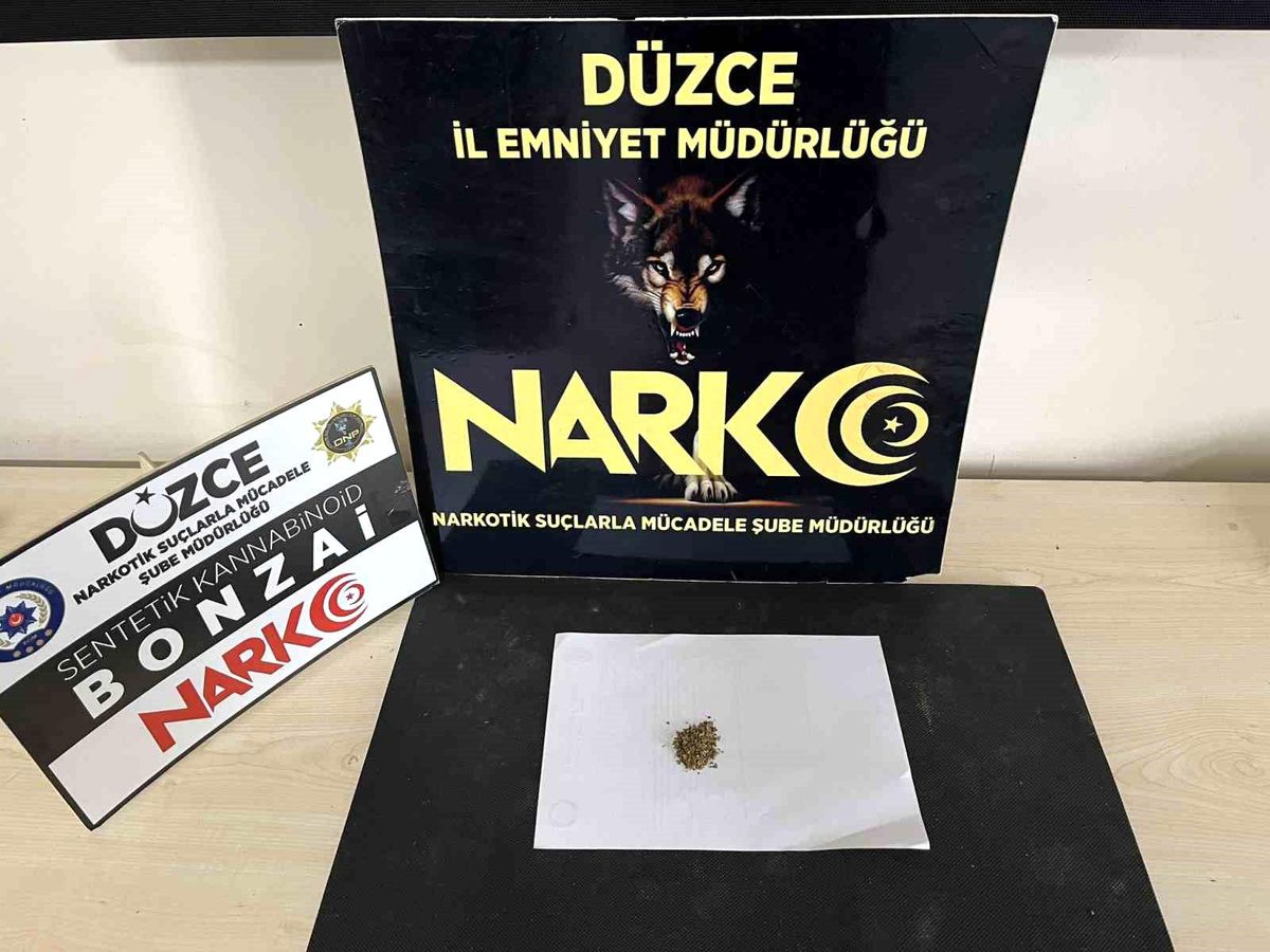 Düzce\'de Uyuşturucu Operasyonu: Şüpheli Tutuklandı