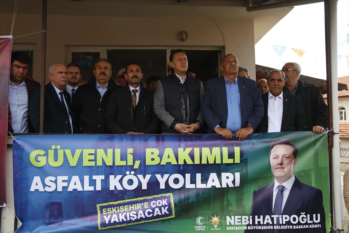 AK Parti Eskişehir Büyükşehir Belediye Başkan adayı Nebi Hatipoğlu, Alpu ilçesini ziyaret etti