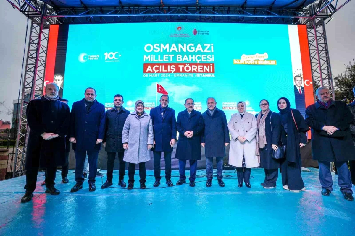 Ümraniye Osmangazi Millet Bahçesi ve atık aktarma merkezleri açıldı