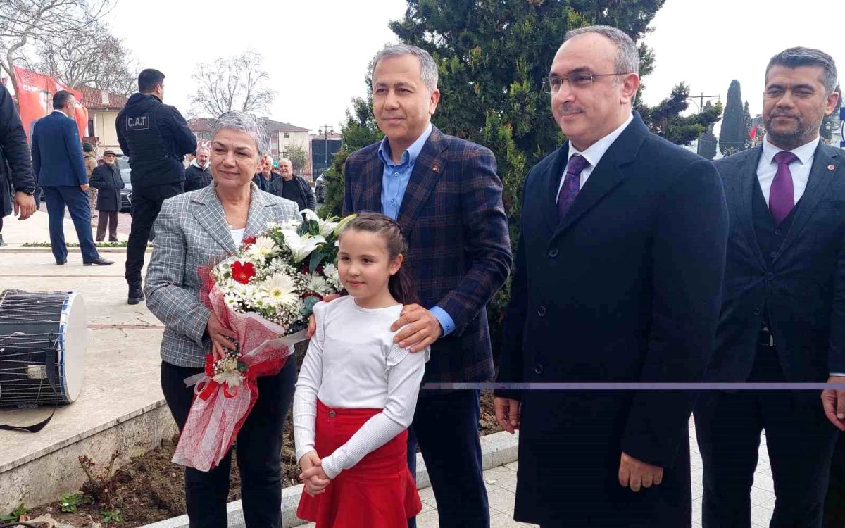 İçişleri Bakanı Ali Yerlikaya, Tekirdağ\'da yoğun ilgiyle karşılandı