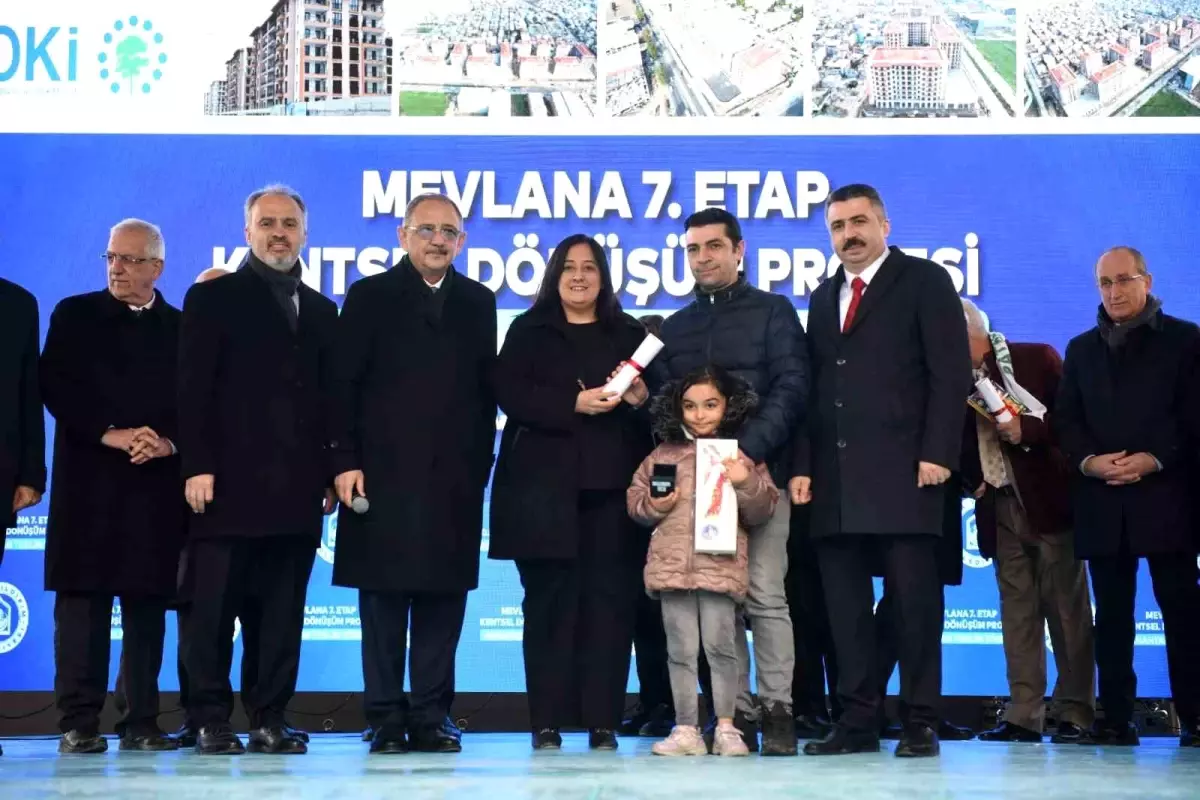 Yıldırım Belediyesi Mevlana 7. Etap Kentsel Dönüşüm Projesi\'nde konutların anahtarları teslim edildi