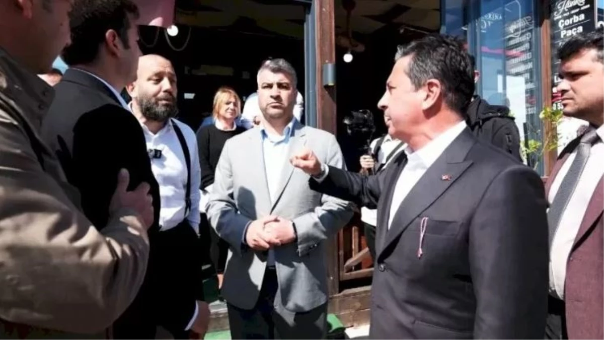 Muğla\\\\'da CHP\\\\'li ve İYİ Partili Belediye Başkan Adayları arasında tartışma