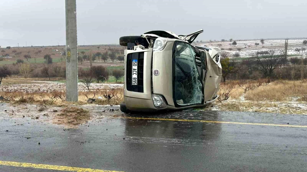 Nevşehir\'de meydana gelen trafik kazasında 1 kişi yaralandı