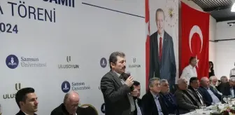 Samsun Üniversitesi Ballıca Kampüsü'nde Fahrettin Ulusoy adına cami temeli atıldı