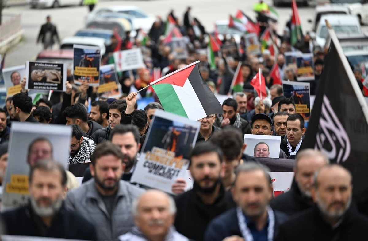 Ankara\'da Filistin\'e Destek Yürüyüşü