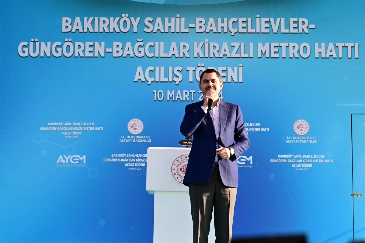 Ulaştırma ve Altyapı Bakanı: Türkiye genelinde 936 km şehir içi raylı sistem hattının 407 km\'sini biz inşa ettik