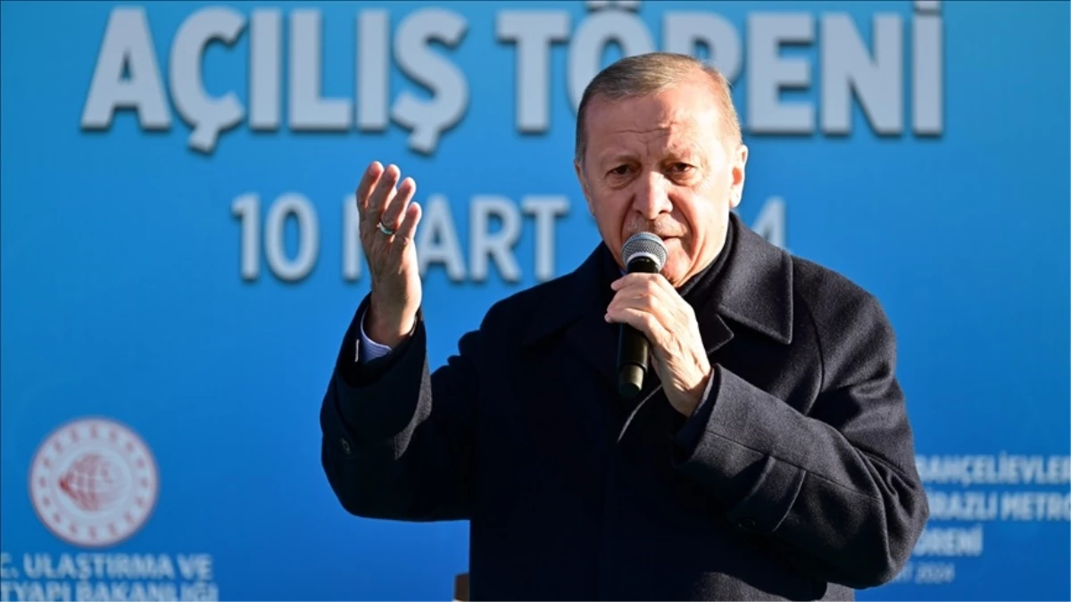 Cumhurbaşkanı Erdoğan\'dan İmamoğlu\'na sert salvo: Bizim yaptıklarımıza sahip çıkıyor