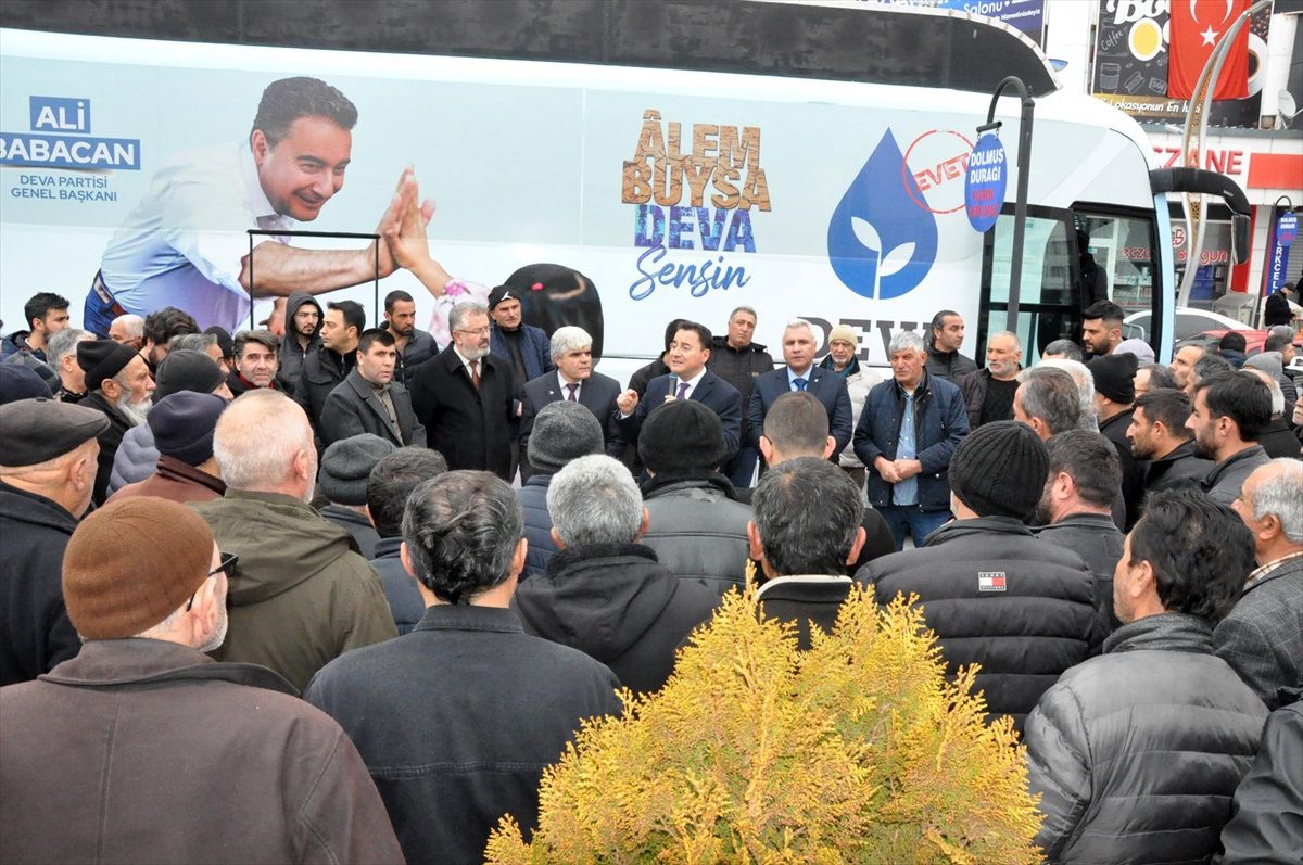 Ali Babacan, Sorgun\'da halka hitap etti ve destek istedi