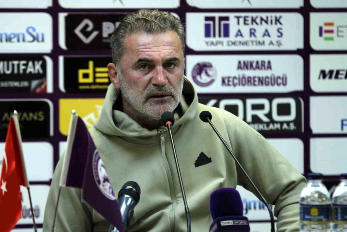 Ankara Keçiörengücü Teknik Direktörü Tahsin Tam: \'Basit hatadan kaynaklanan gol takımımızı demoralize etti\'