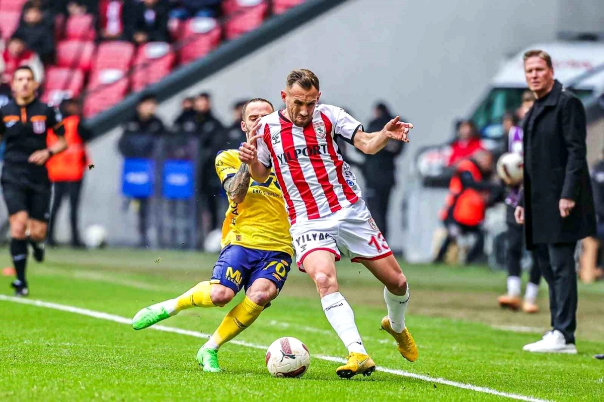 Samsunspor ve MKE Ankaragücü arasındaki maç 1-1 berabere sonuçlandı