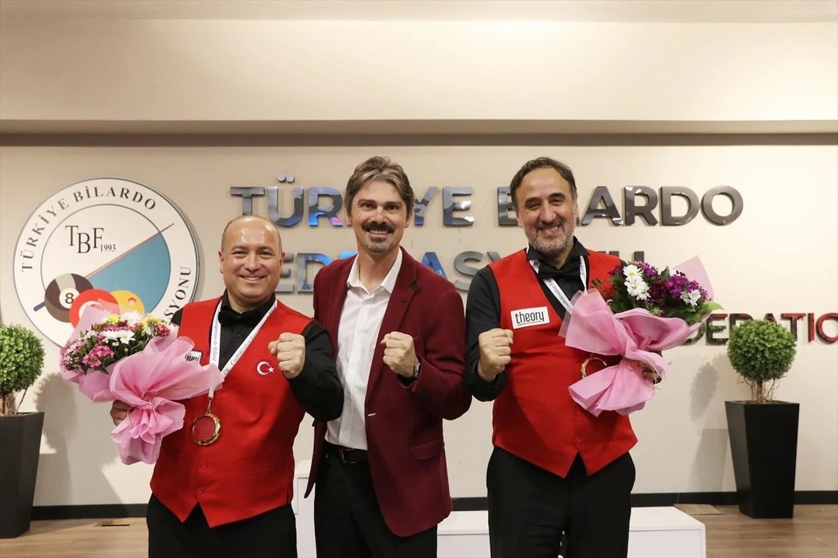 Türkiye-1 Takımı Avrupa Takımlar Artistik Bilardo Şampiyonası\'nda Altın Madalya Kazandı