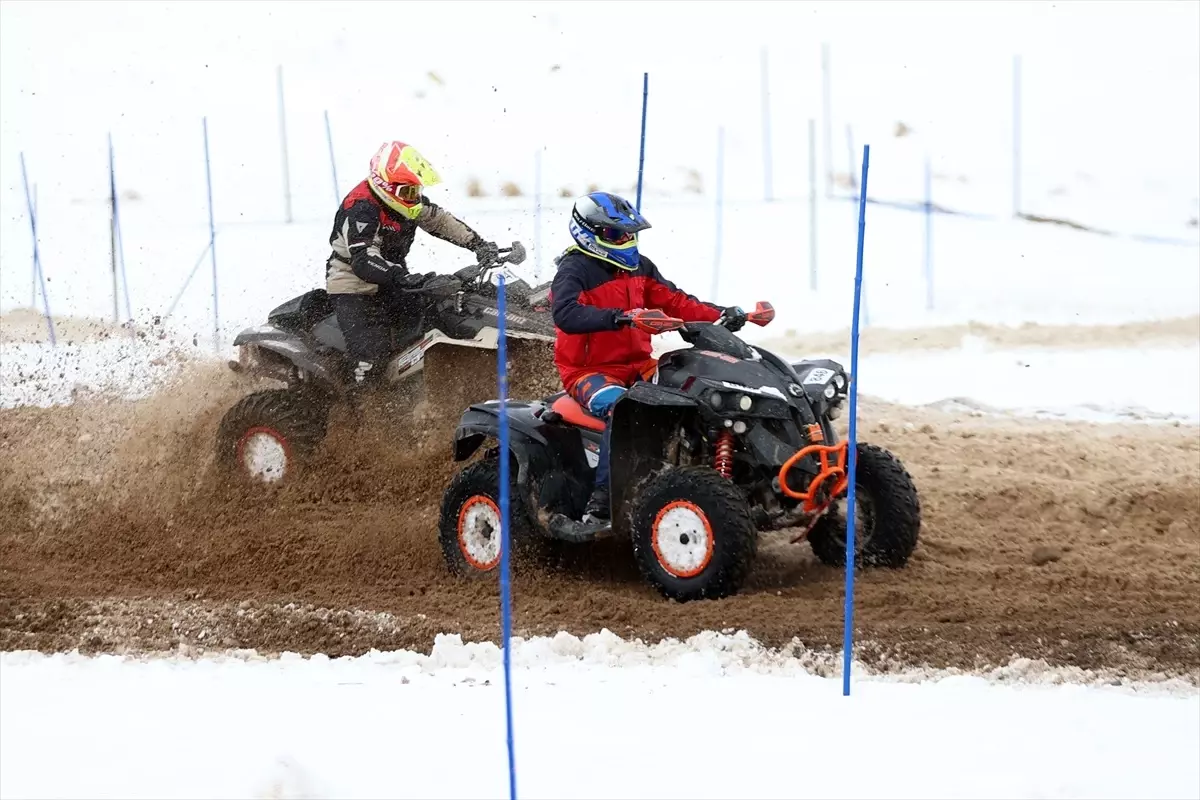 Erciyes Cup\'ta ATV ve Motosnow Yarışları Heyecanı