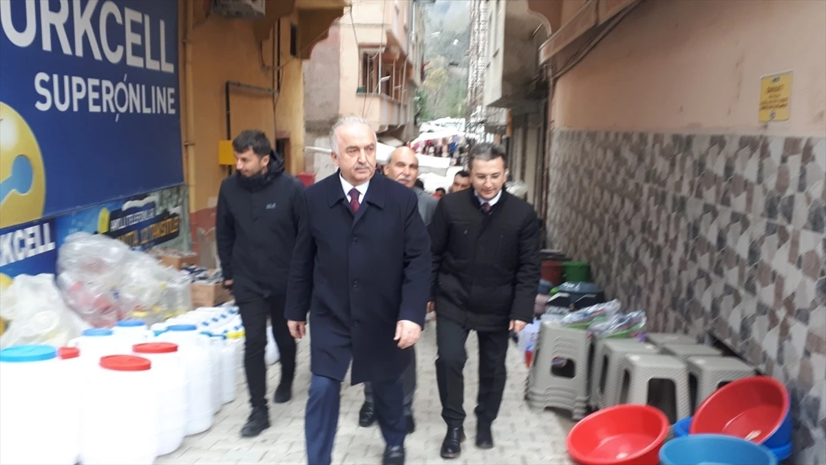 AK Parti Giresun Milletvekili Ali Temür, Doğankent\'te ziyaretlerde bulundu