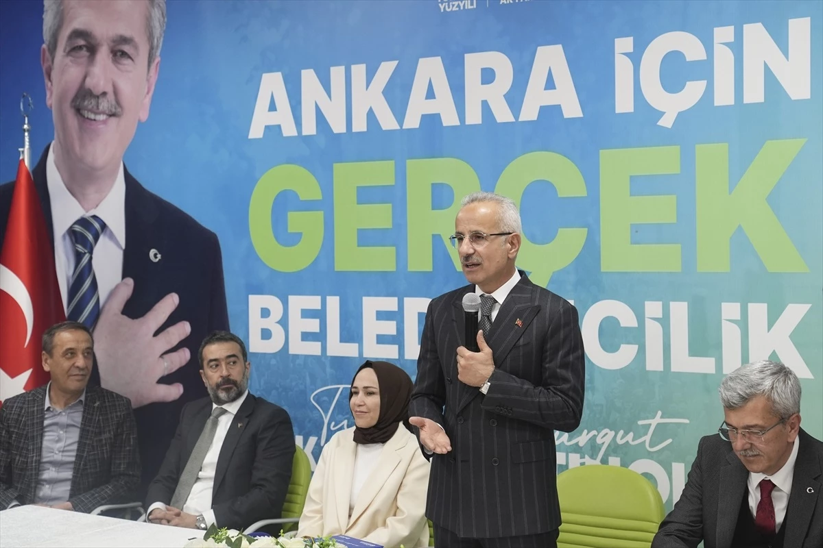 Ulaştırma ve Altyapı Bakanı Abdulkadir Uraloğlu, 31 Mart\'ta destek istedi