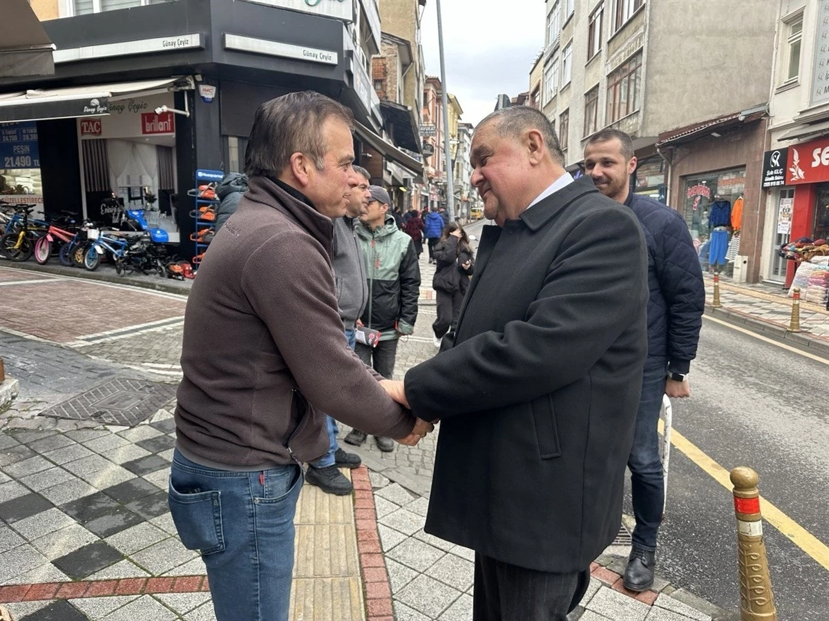Bartın Belediye Başkanı Hüseyin Fahri Fırıncıoğlu, esnafı ziyaret etti