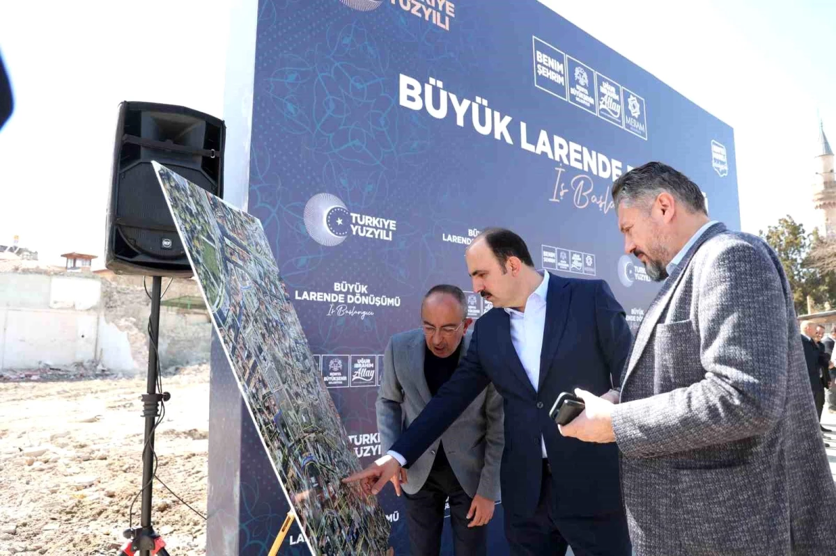Konya\'da Büyük Larende Dönüşümü Projesi İş Başlangıcını Gerçekleştirdi