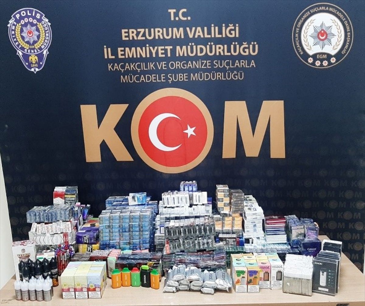 Erzurum\'da Kaçakçılık Operasyonu: 2 Tutuklama