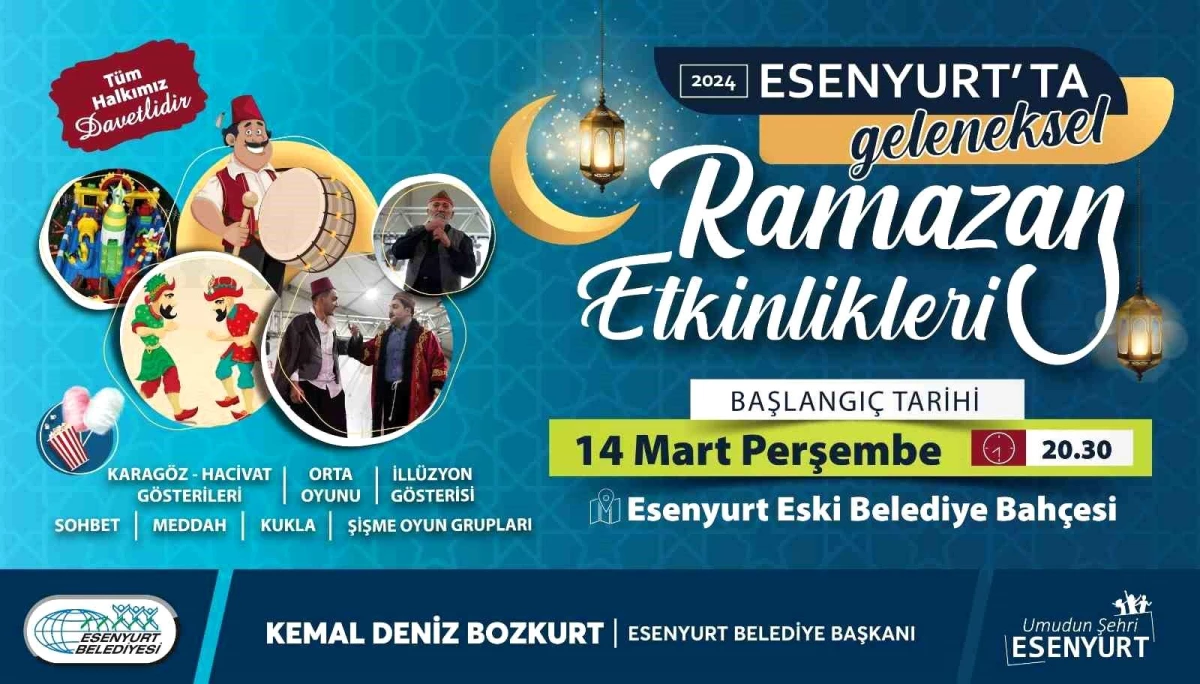 Esenyurt Belediyesi Ramazan Ayı Etkinliklerini Duyurdu
