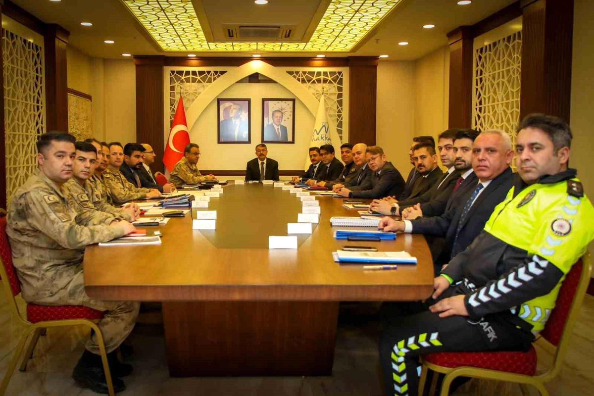 Hakkari\'de Asayiş Toplantısı Yapıldı