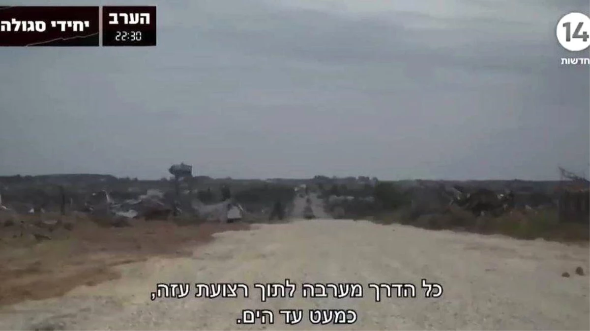 İsrail ordusu Gazze\'nin doğusunda yeni bir yol inşa etti