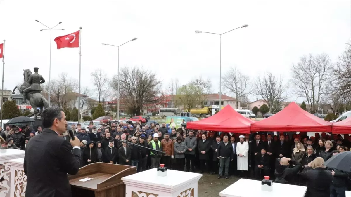 Kırklareli Valisi Birol Ekici, sağlık yatırımlarının temel atma törenine katıldı