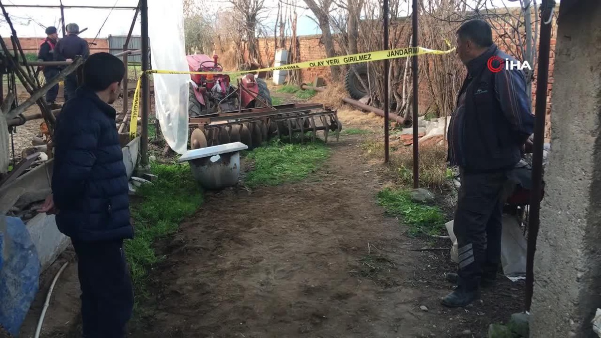 Paşa traktörün altında kalan sahibinin yanından ayrılmadı