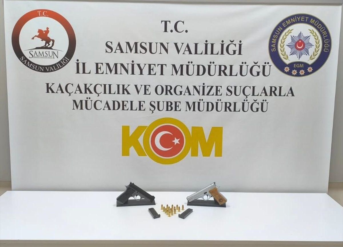Samsun\'da silah kaçakçılığı operasyonu: 1 gözaltı